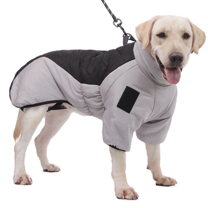 Manteau chaud pour chien - détail du tissu isolant