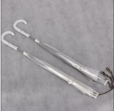 Parapluie pour animal - détail de la fixation laisse