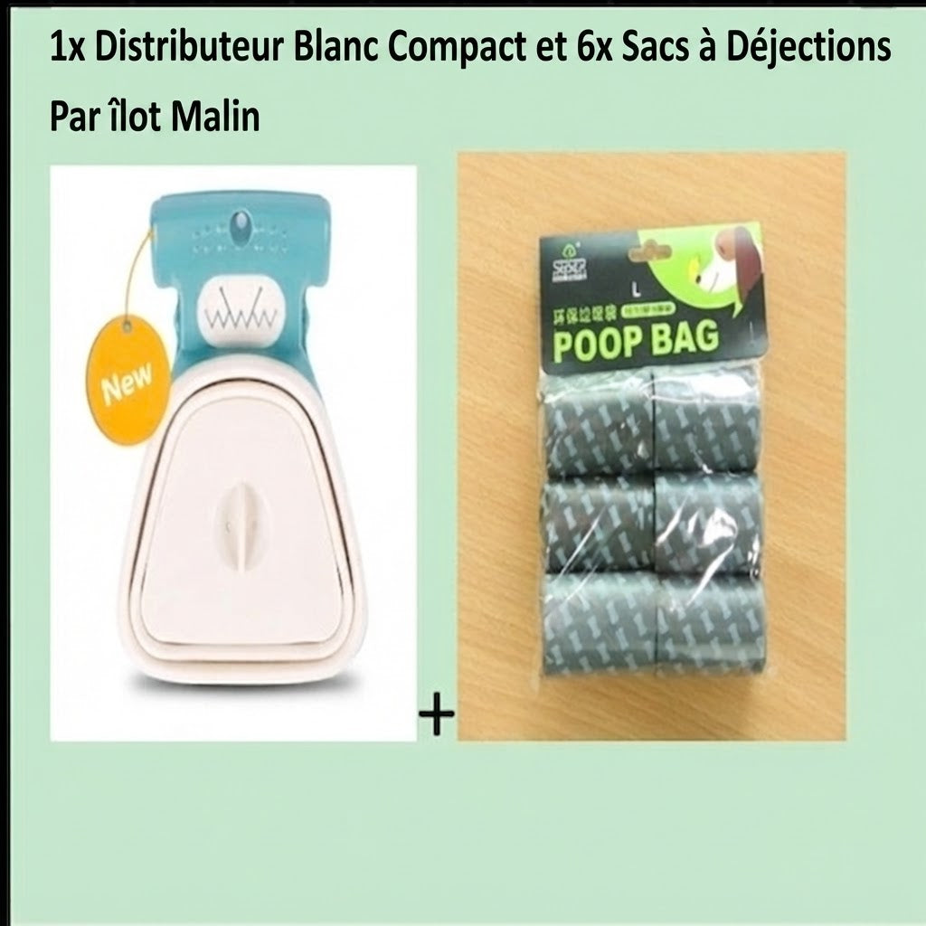 Ramasse-crottes pliable et portable pour chien